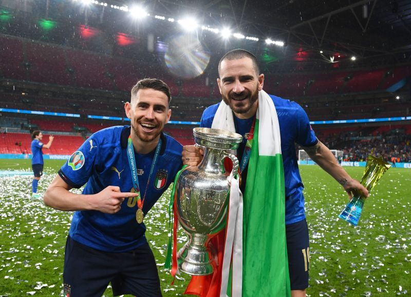 Jorginho and Leonardo Bonucci were two of the most important players for Italy at UEFA Euro 2020