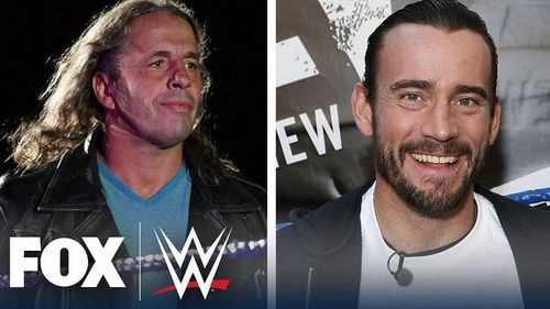 Brett Hart (L) & CM Punk (R)