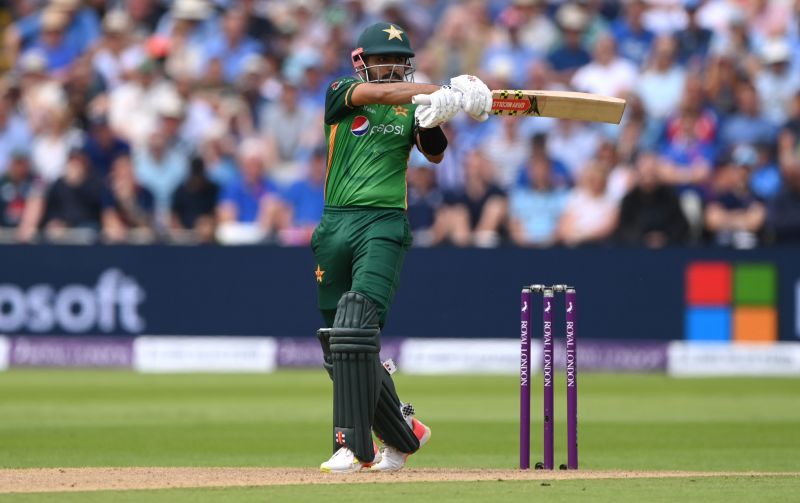 Babar Azam played a 158-run knock in the third ODI against England