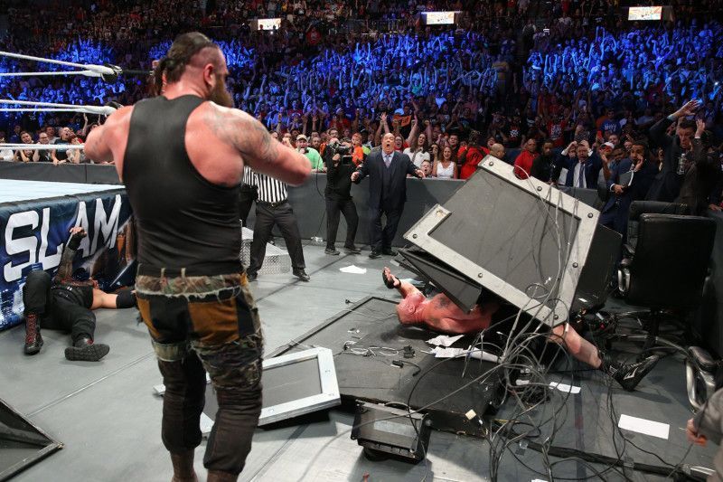 Braun Strowman incapacitated Brock Lesnar at SummerSlam 2017.