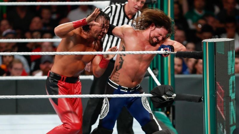 AJ Styles and Shinsuke Nakamura in WWE