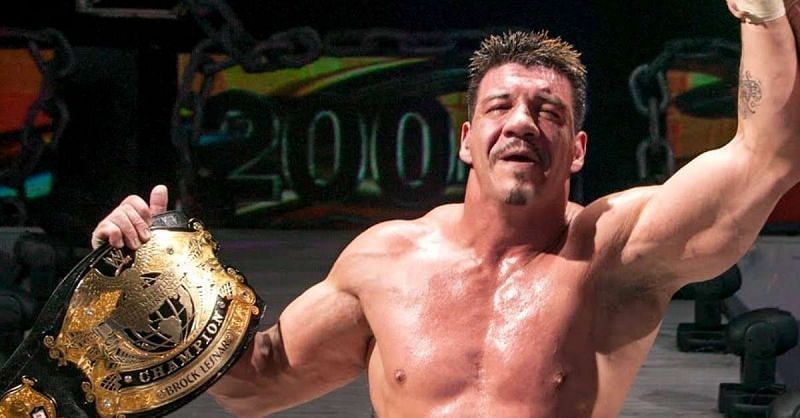 Eddie Guerrero after winning the WWE Championship