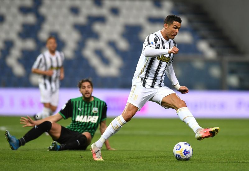 Cristiano Ronaldo in action for Juventus