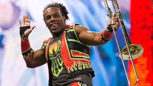 WWE's Xavier Woods has brought a trombone to the ring for years...