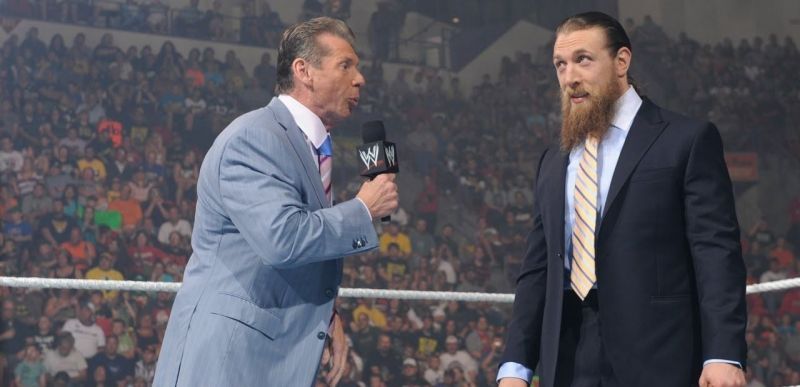 WWE Chairman Vince McMahon and Daniel Bryan