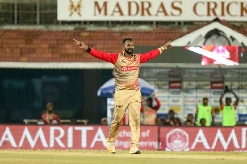 R Sathish scalped five wickets and plucked a stunner in Match 2 of TNPL 2021