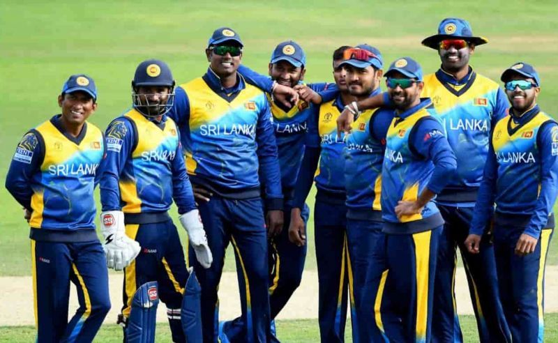 Sri Lankan team on the feild