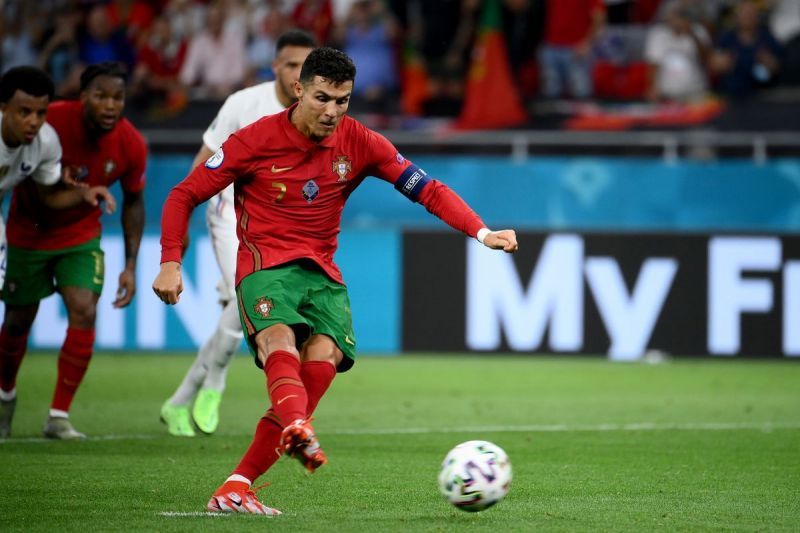 Ronaldo is the most prolific player at the Euros with 14 goals.