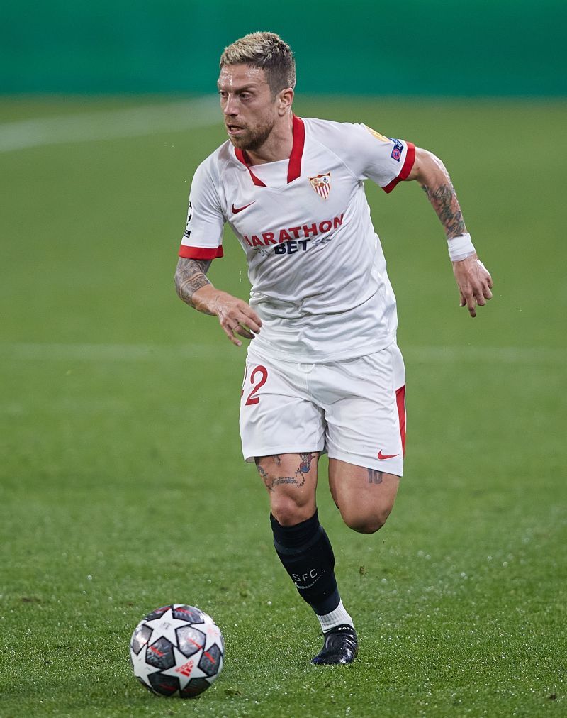Papu Gomez in action for Sevilla