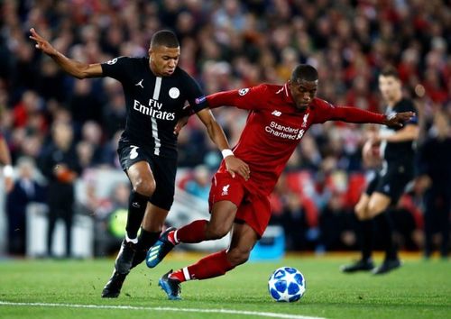 Georginio Wijnaldum's new teammate Kylian Mbappe could be on his way to Liverpool