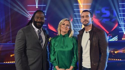 Booker T, Renee Paquette, and CM Punk