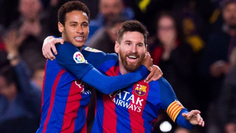 Neymar and Messi gelled perfectly together at Barcelona