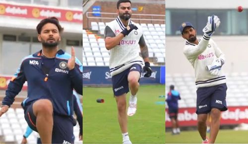 Rishabh Pant, Virat Kohli, and KL Rahul