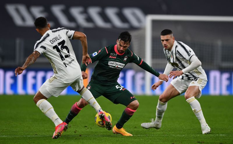 Merih Demiral in action for Juventus
