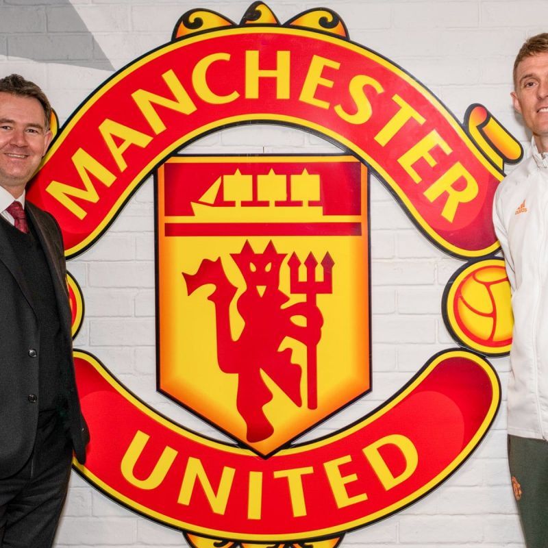 John Murtough (L) and Darren Fletcher (R)