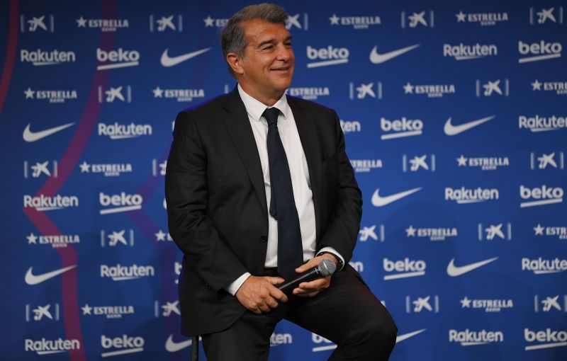 Joan Laporta is the current president of FC Barcelona