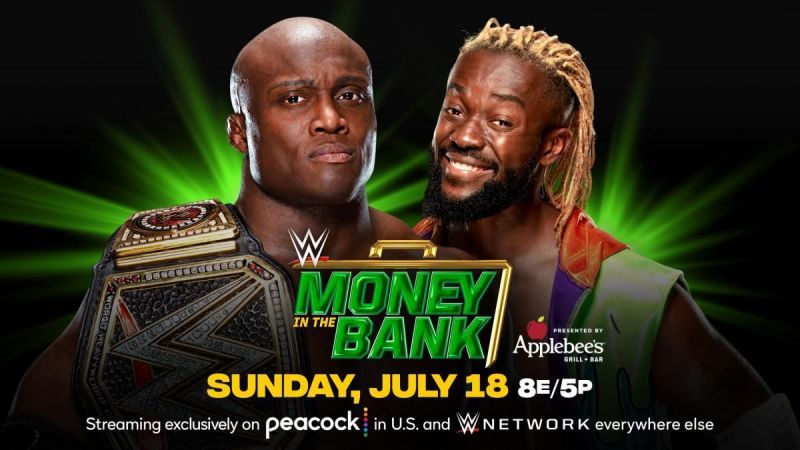 Official match graphic for Bobby Lashley vs. Kofi Kingston