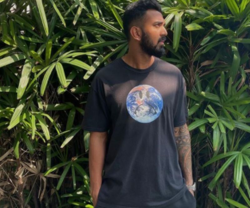 Making a style &#039;statement&#039;. Pic: KL Rahul/ Instagram