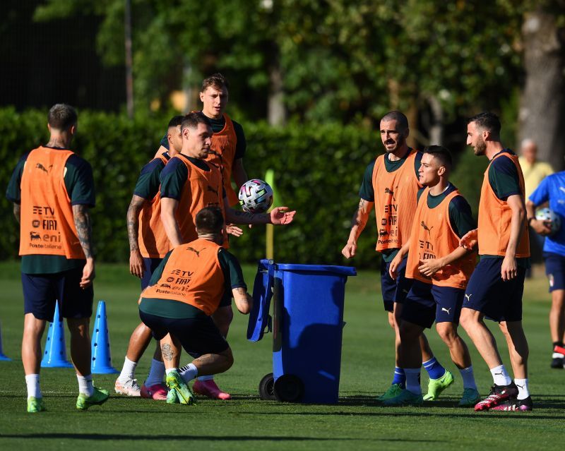 Italy Training Session &amp; Press Conference Euro 2020