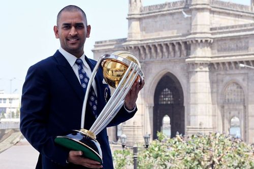 MS Dhoni shaved off all the hair from his head after India's 2011 World Cup win