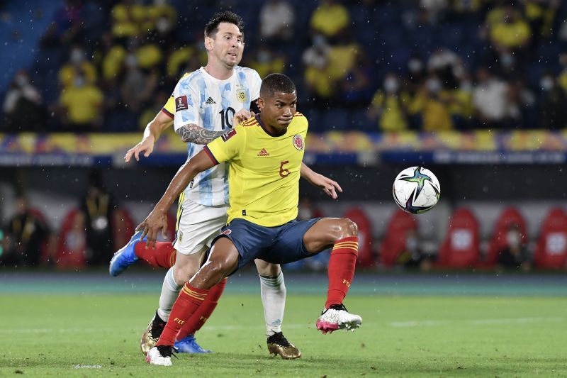 Wilmar Barrios in action for Colombia