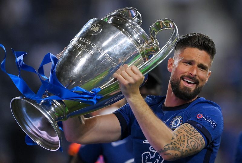 Olivier Giroud lifted his first Champions League title last season.