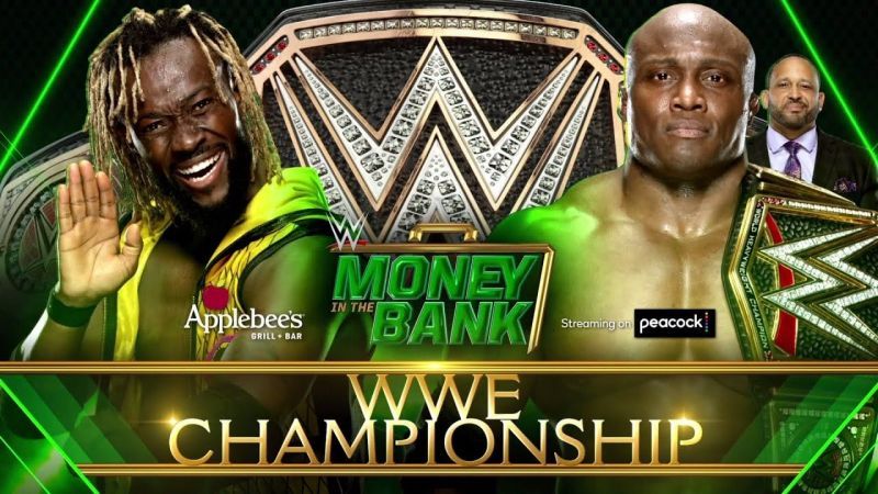 Official match graphic for Kofi Kingston vs. Bobby Lashley