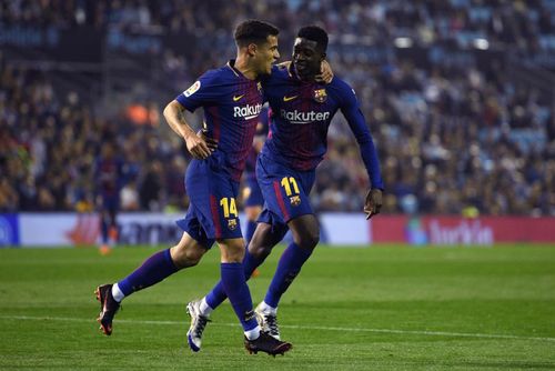 Coutinho and Dembele: Barcelona's two record signings have had a nightmarish time at the club