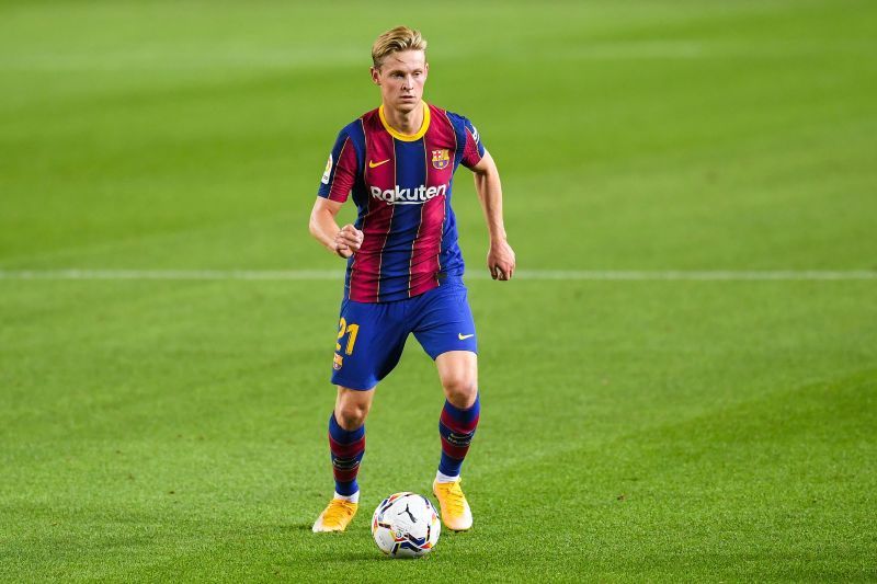 Frenkie De Jong in action for FC Barcelona against Sevilla FC - La Liga Santander