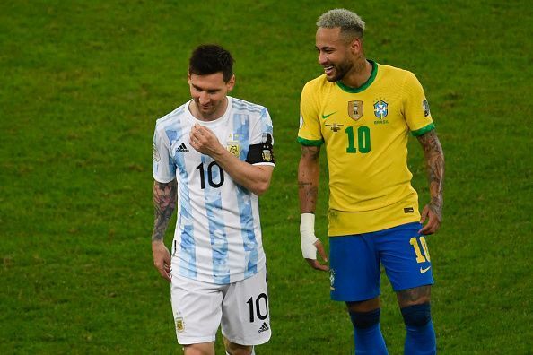 Lionel Messi and Neymar 