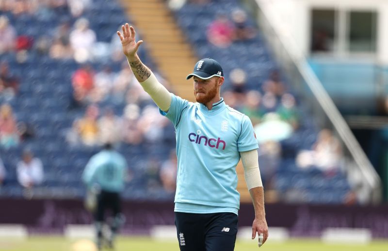 Ben Stokes during the England-Pakistan ODI series