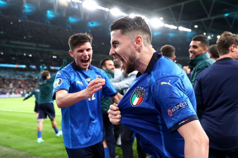 Jorginho scored the winning penalty kick in the shootout