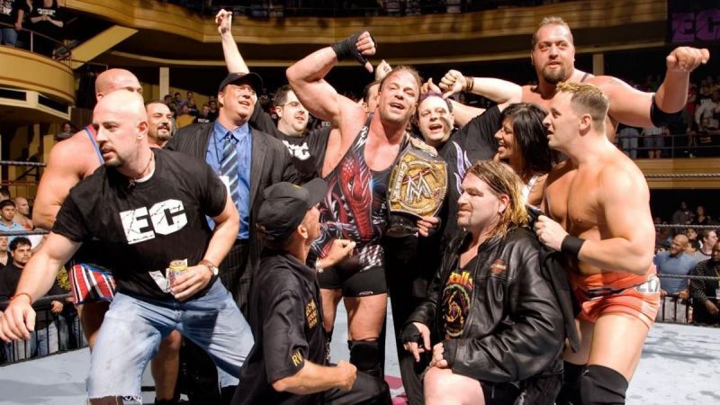 Rob Van Dam after winning the WWE Championship at ECW One Night Stand 2006