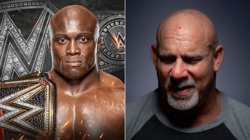 Bobby Lashley (left); Goldberg (right)