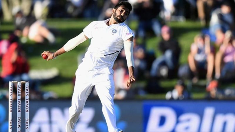 Bumrah in action for India