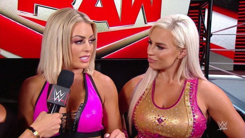 Mandy Rose and Dana Brooke in WWE