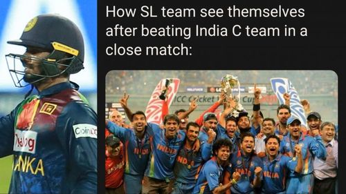 Sri Lanka beat India by four wickets in Colombo (Image Credits: Twitter)