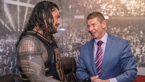 Roman Reigns and Vince McMahon