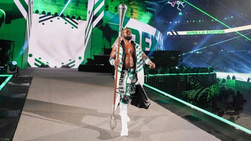 Apollo Crews at WrestleMania 37