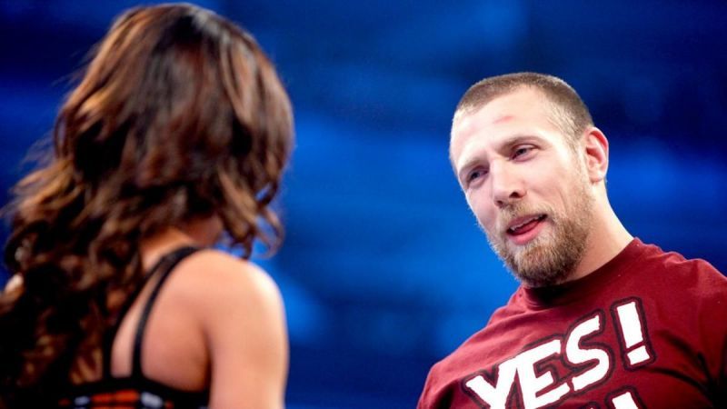 Daniel Bryan with AJ Lee on SmackDown