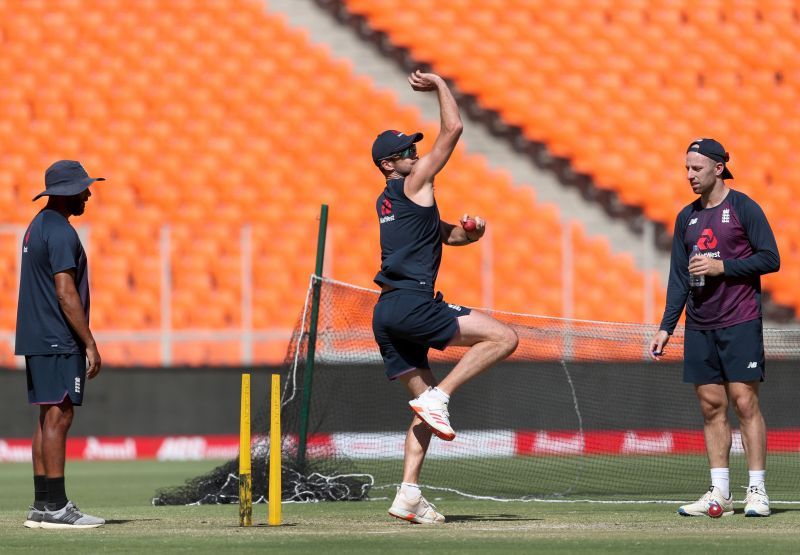 Jack Leach, India and England Net Sessions