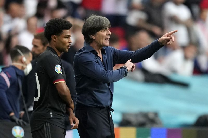 Serge Gnabry (left) had a forgettable campaign at Euro 2020.