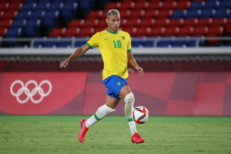 Richarlison in action for Brazil