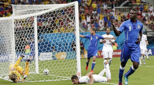 Mario Balotelli was the hero for Italy as the Azzurri recovered from a goal down to beat England