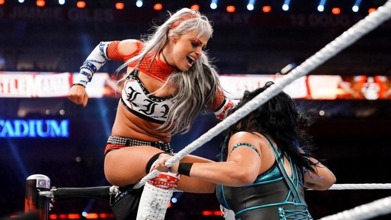 Liv Morgan at WrestleMania 37