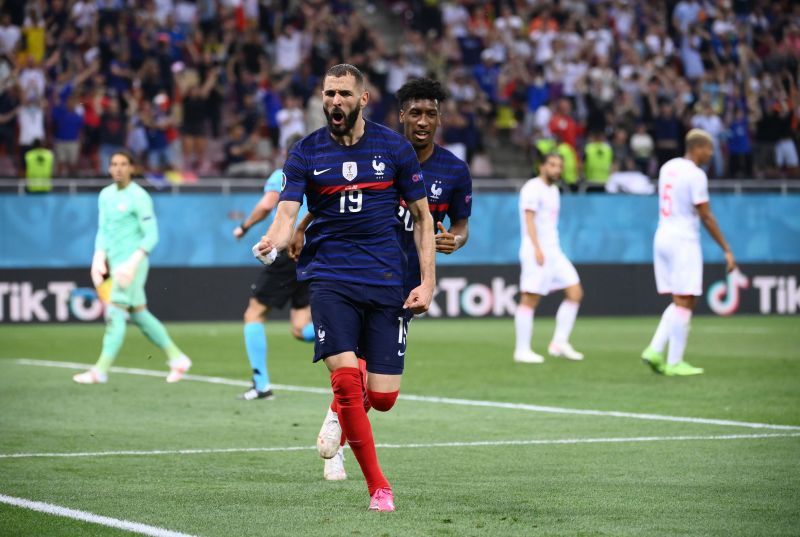 Karim Benzema scored four goal for France at Euro 2020.