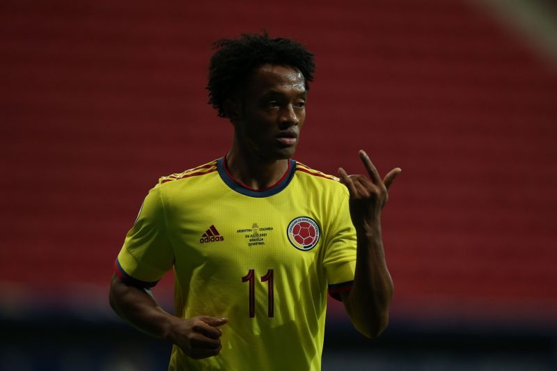 Juan Cuadrado captained Colombia at Copa America 2021