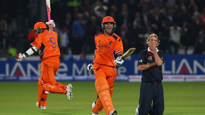 Netherlands defeating England by four wickets in the 2009 T20 World Cup (Source: BBC)