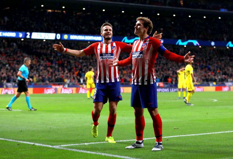 Antoine Griezmann and Saul played together at Atletico Madrid
