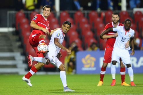 Canada and Costa Rica are vying for a place in the last-four